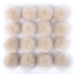Faux Fur Pom Factory - 10cm Fluffy Pom Ball for DIY