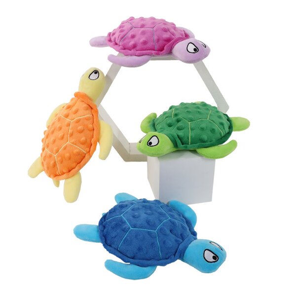 Dog Chew Toy Manufacturer - 25cm Plush Turtle Interactive