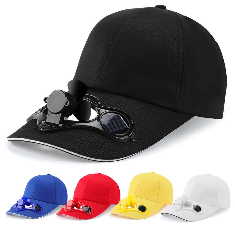 Baseball Cap Factory - Solar Fan Summer Cool Cotton