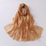 Chiffon Scarf Manufacturer - Women's Long Thin Solid Pattern