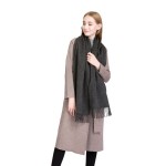 Wool Shawl Manufacturer - Solid Color Tassel Warm Thick
