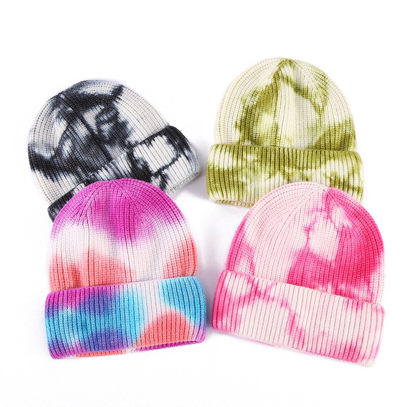 Beanie Hat Manufacturer - Colorful Knitted Skull Pom