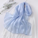 Chiffon Scarf Manufacturer - Women's Long Thin Solid Pattern