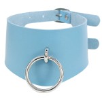 Choker Factory - Punk Leather Metal Collar Necklace