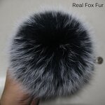 Fur Pompom Manufacturer - Natural Raccoon Pom with Buckle