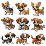 Embroidered Patch Manufacturer - Custom Logo Dog for Clothing