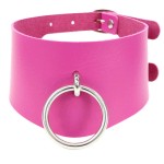 Choker Factory - Punk Leather Metal Collar Necklace