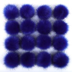 Faux Fur Pompon Factory - 12cm Fluffy Ball with Rubberband