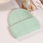 Winter Hat Manufacturer - Rabbit Fur Knitted Beanie Warm