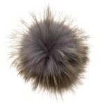 Fur Pom Manufacturer - Natural Hairball Pom with Snap