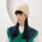 Winter Hat Manufacturer - Rabbit Fur Knitted Beanie Warm