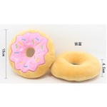 Pet Plush Toy Manufacturer - Donut 15cm Christmas Squeaky