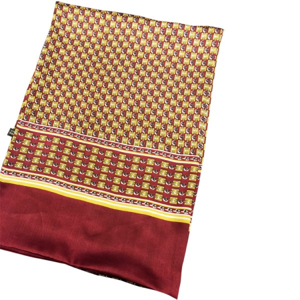 Silk Scarf Manufacturer - Men's Satin Printed Neckerchief