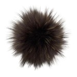 Fur Pom Manufacturer - Real Raccoon Fur Pom with Snap
