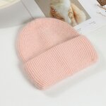 Winter Hat Manufacturer - Rabbit Fur Knitted Beanie Warm