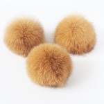 Fur Ball Manufacturer - 8cm Real Fox Fur Pom for DIY