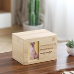 Pet Urn Factory - Wooden Memorial with Photo Frame