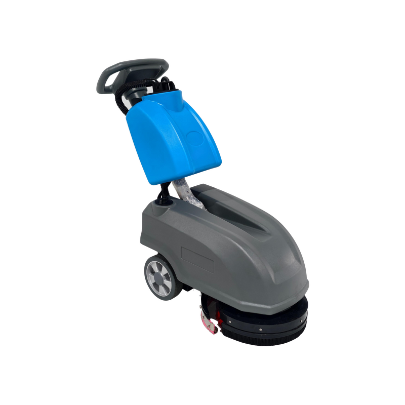 Walk-Behind Battery Scrubber - 24V Rubber Factory