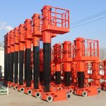 Telescopic Mast Lift Manufacturer - Manual Power Mini Vertical