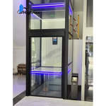 Home Elevator Manufacturer - 3 Floor Glass Cabin Outdoor Villa