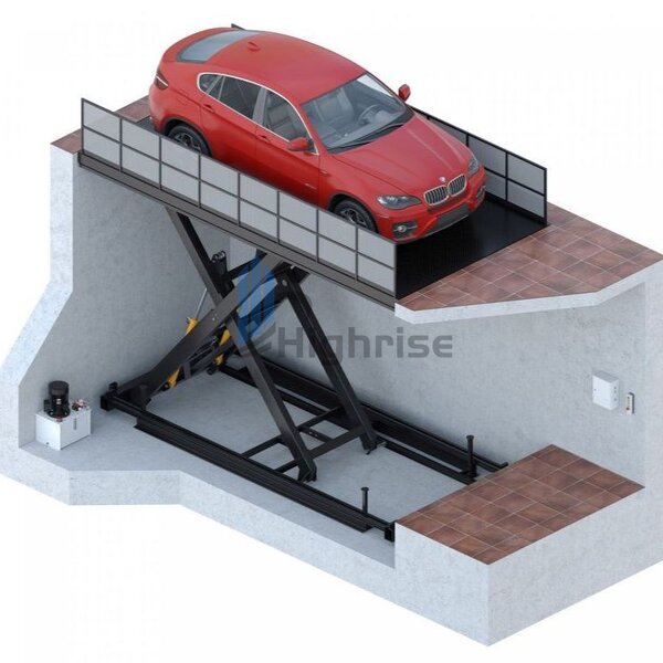 Car Lift Manufacturer - Stationary Scissor 3-5 Ton Display