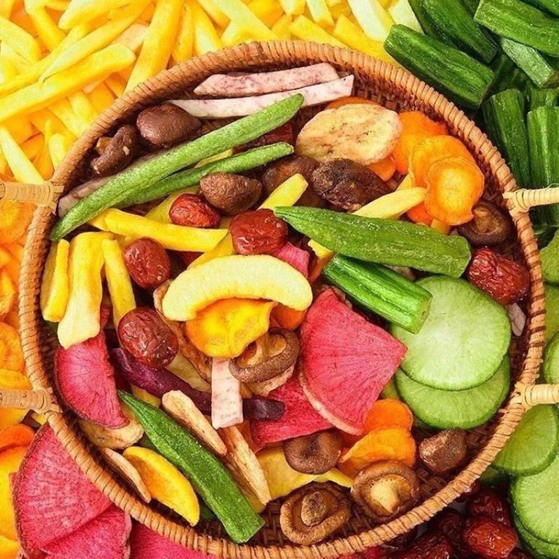 Factory Wholesaler Mixed Dried VF Vegetable  and Fruit Crisp