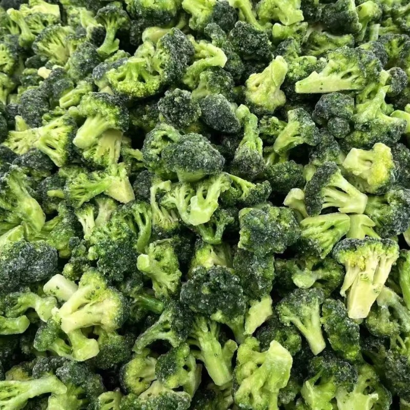 All Vegetable Choose Custom Shape Whole Slice Strip Dice China Supplier Wholesaler Fresh IQF Frozen Broccoli Green Cauliflower