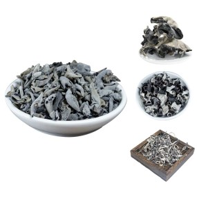 OEM ODM Free Sample Custom LOGO Package High Quality Whole Strip Slice White Bcck Dry Black Fungus