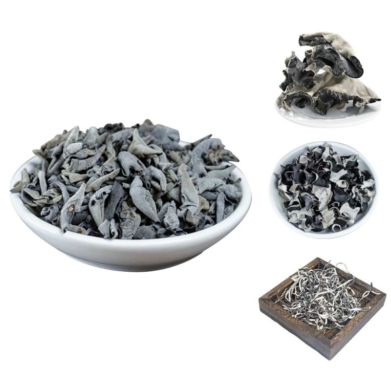 OEM ODM Free Sample Custom LOGO Package High Quality Whole Strip Slice White Bcck Dry Black Fungus