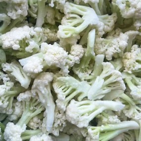 所有蔬菜选择自定义形状整片条块中国供应商批发商新鲜IQF冷冻花椰菜