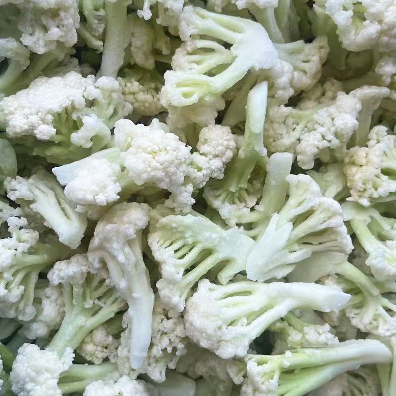 All Vegetable Choose Custom Shape Whole Slice Strip Dice China Supplier Wholesaler Fresh IQF Frozen Cauliflower