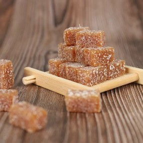 OEM ODM Free Sample Custom Package Dispel Chews Candy Snack Jelly Healthy Gingerbon Coated Bonbon Sweet Gummy Soft Ginger