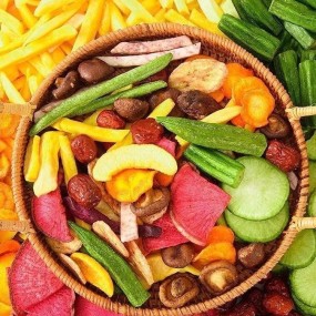 Free Sample Customized Packaging Crispy High-quality Low-temperature Fried Mixed Vegetable Chips