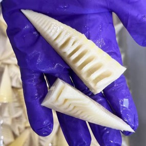 所有蔬菜定制形状，整片，条状，小粒新鲜IQF冻笋