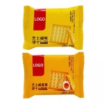 OEM ODM Free Sample Custom Package Snack Sesame Milk Salt Chive Scallion Variety Flavor Cookie Soda Biscuit