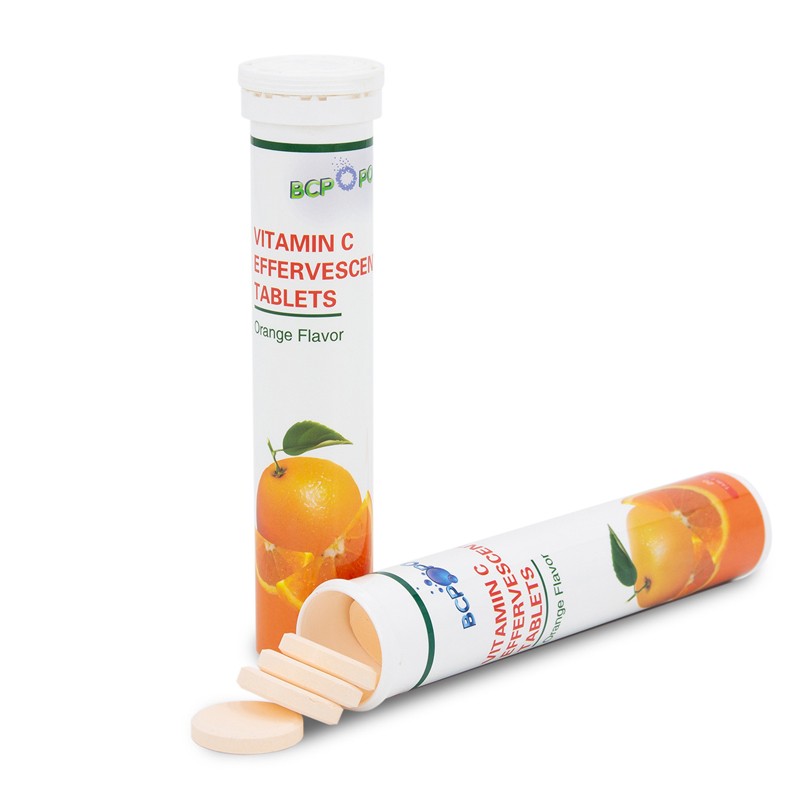 Direct Factory Price Private Label Halal Health Food Supplements Skin Whitening Vitamin C Effervescent Tablet 1000mg