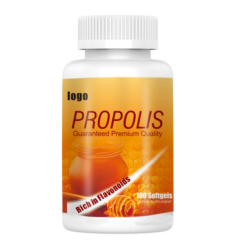 Wholesale Healthcare Supplements Custom Softgel Capsules Propolis Extract Capsules