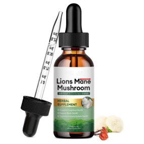 Biocaro OEM Private Label Premium Quality Lion's Mane Drops Mushroom Extract Drops Lion's Mane Nootropics Liquid