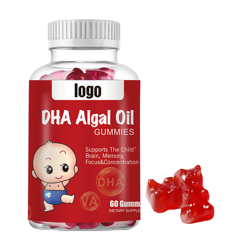 OEM Private Label DHA Algae Oil Gummies Brain Booster Gummy