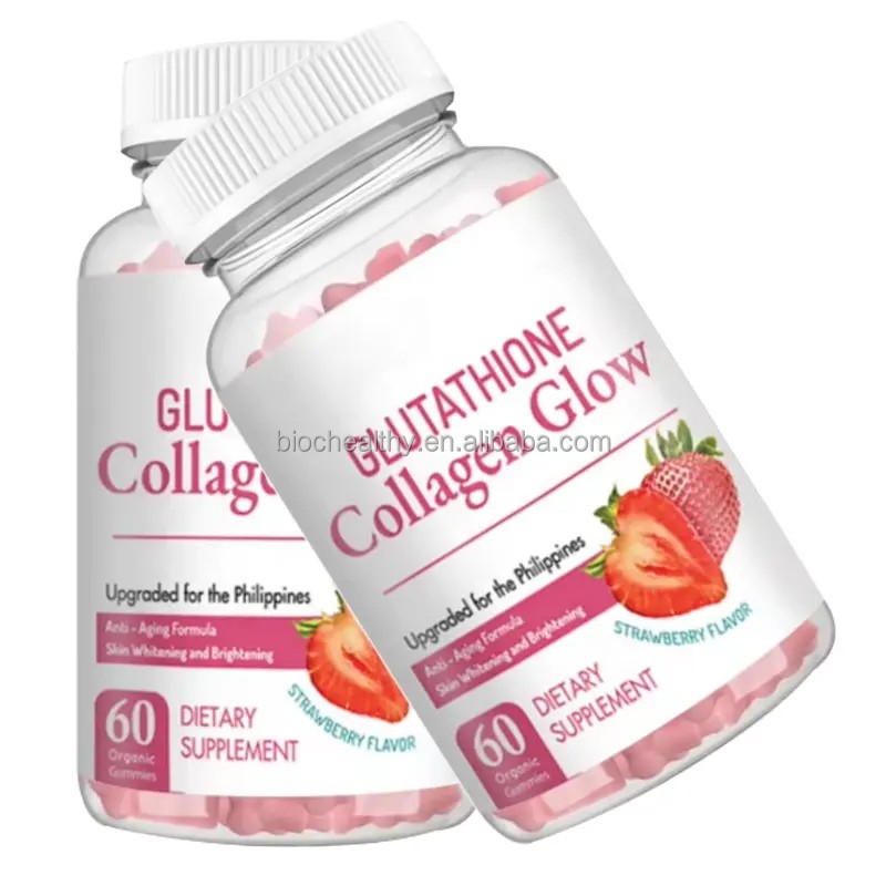 OEM Private Label Brightening Gummies L-Glutathione Collagen Supplements Collagen L-glutathione Gummies