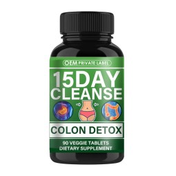 BIOCRICH Gut Health and Gut Supplement Digestive Comfort 15 Day Cleanse Detox Gut and Colon Support Advanced Capsule