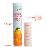 OEM Soft Drink Vc Effervescent Tablets Lemon Vitamin c Effervescent Tablet
