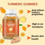 Biocaro OEM Private Label Organic Turmeric and Ginger Gummies Supplement Turmeric Curcumin Vegan Gummy