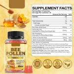 BIOCCHN Private Label Bee Pollen Gummies Bee Propolis Gummies Sugar Free Bee Pollen Supplement for Immunity & Skin Health