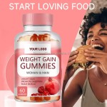 BIOCRICH Private Label Fast Weight Gain Supplement Natural Effective Enhance Appetite Healthcare Gain Weight Gummies