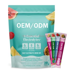 BIOCRICH Oem Electrolyte Stick Drink Mix Vitamin Supplement Powder Packets Hydration Electrolyte Powder