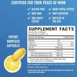 BIOCRICH OEM High in EPA and DHA Omega 3 Fish Oil Softgel Capsule for Men
