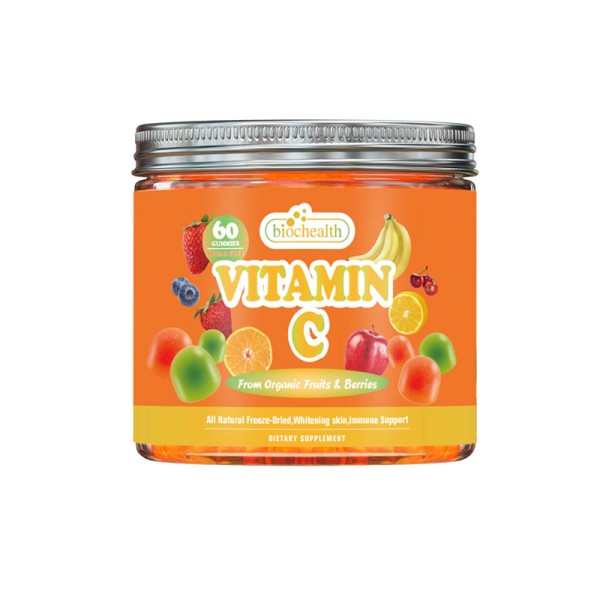 BIOCCHN OEM/ODM Private Label Factory Supply Vitamin C Gummies Orange Flavour Vitamin C Keep Healthy