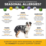 OEM Dog Chews Food Allergy Support Dog Probiotic Chews Relief Dog Allergy Chews Immune Supplement