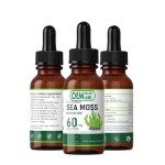 Biocaro OEM Vegan Organic Sea Moss Drops Vitamin Seamoss Liquid Drops Irish Sea Moss Detox Cleanse Drops